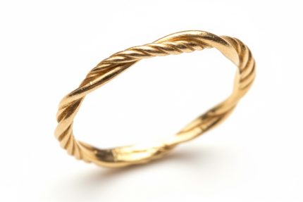 انگشتر مینیمال طنابی