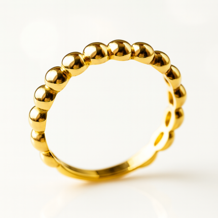 انگشتر مینیمال حبابی